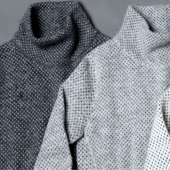 redmaple Sweaters - RedMaple Sportswear Alpaca & Pima Cotton Mock Neck
